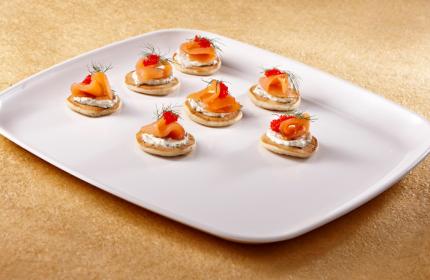 White PP 12" Mozaïk® Square Platter