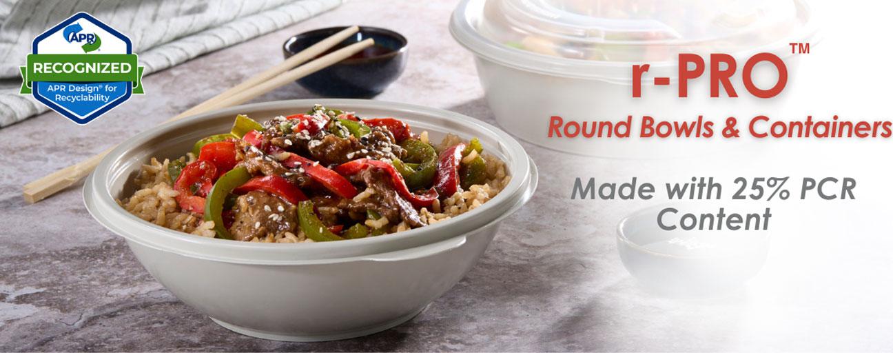 r-PRO Round Bowls & Containers