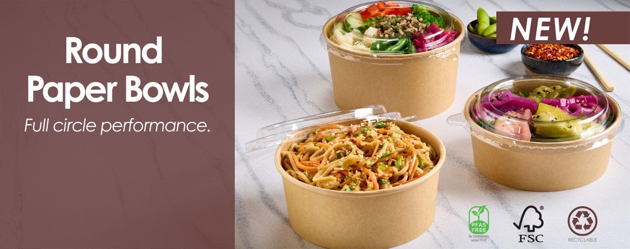 Round Paper Bowls