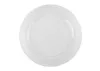 Clear 6" Round Plate with Clear Decorative Rings