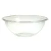 Clear 32 oz. Large Round Bowl with Clear Flat Lid 