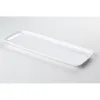 White PP 9" x 22" Mozaïk® Rectangle Platter 