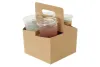 Kraft Four Cup Tall Drink Carrier (holds 8-32 oz. cups)