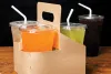 Kraft Four Cup Tall Drink Carrier (holds 8-32 oz. cups)