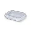 Bone White 12 oz. Small Rectangle Tray