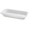 Bone White 60 oz. Large Rectangle Tray