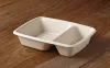Pulp 24 oz. Two-Compartment Rectangle Container (16-8 oz.)