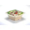 Clear PP Lid for 24, 28, 32 oz. Square Pulp Bowls