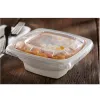 Clear PP Lid for 24, 28, 32 oz. Square Pulp Bowls