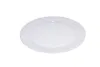 Clear 7.5" Round Plate with Clear Decorative Rings