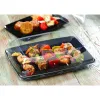 Black PP 8" x 11" Mozaïk® Rectangle Platter