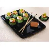 Black PP 8" x 11" Mozaïk® Rectangle Platter