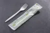 Wrapped White Compostable Fork