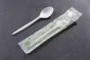 Wrapped White Compostable Spoon