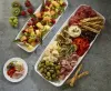 White PP 9" x 22" Mozaïk® Rectangle Platter 