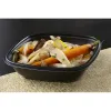 Black 16 oz. Small Square Container