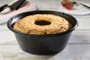 Black 8" CPET Angel Food Tray