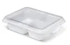 Bone White 40 oz. Medium Rectangle Tray