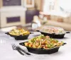 Black PP Twist & Crispy™ 8"x8" Square Container