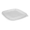 Clear Flat Lid for 32, 48, 64 oz. Large Square Bowls 