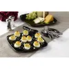 Black Mozaïk® Deviled Egg Insert for 14.1" Square Platters (50 eggs)