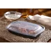 Clear Dome Lid for 20, 30 oz. Small Rectangle Containers