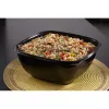 Black 320 oz./20 lb. Square Bowl