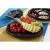 Black 12" Nova Plus Round Platter