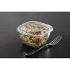 Clear Dome Lid for 8, 12, 16 oz. Small Square Bowls 