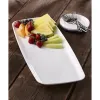 White PP 9" x 22" Mozaïk® Rectangle Platter 