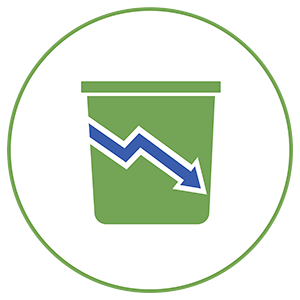 Waste Reduction Icon 